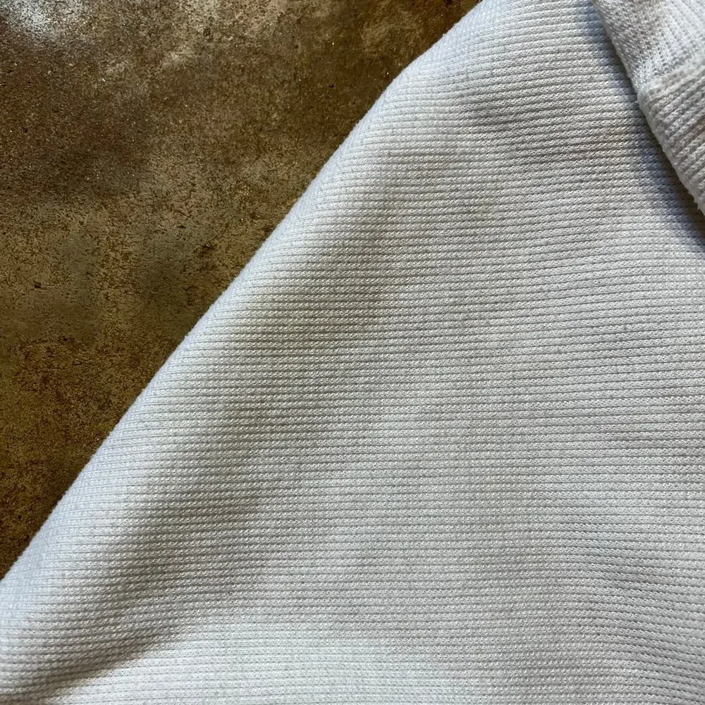Vintage 80s J.E. Morgan Performance Wear White Thermal Shirt